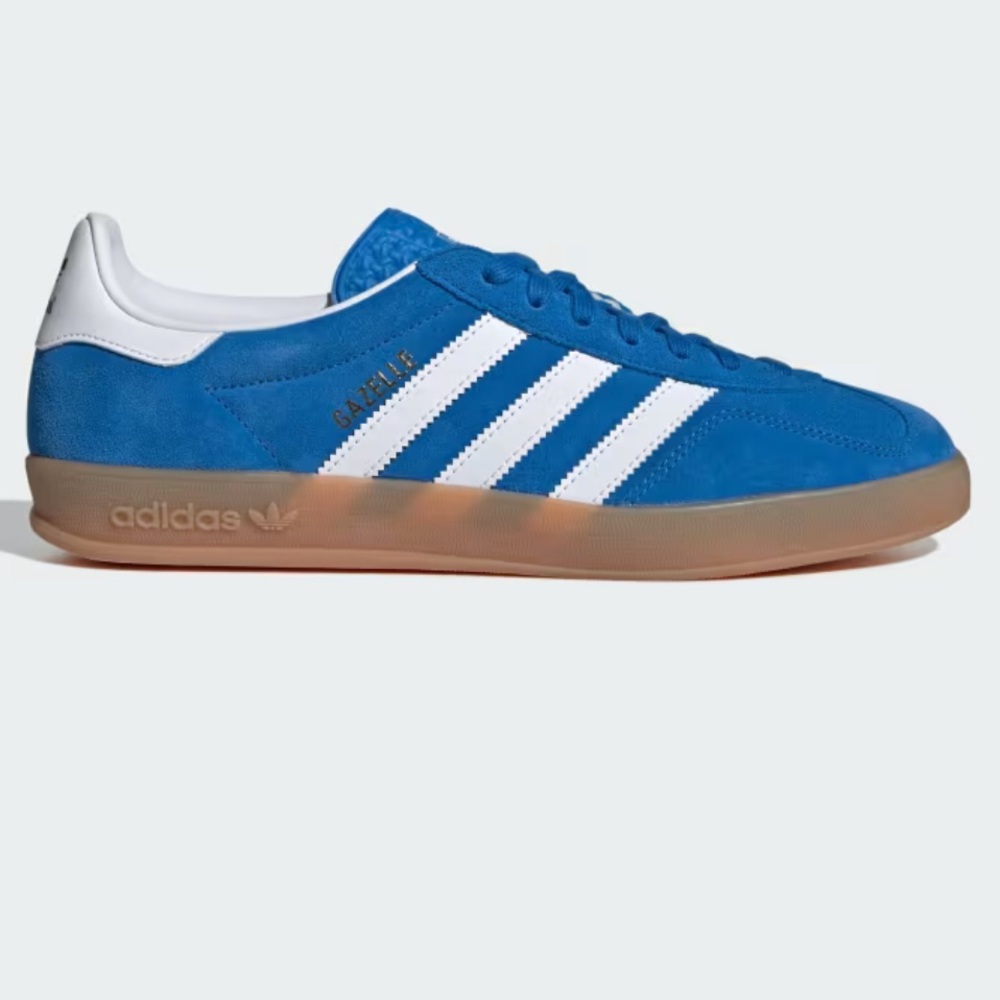 adidas gazelle in Blue Bird / Cloud White / Gum